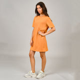 Dara T-Shirt Dress - Tangerine | RD Style - Clearance