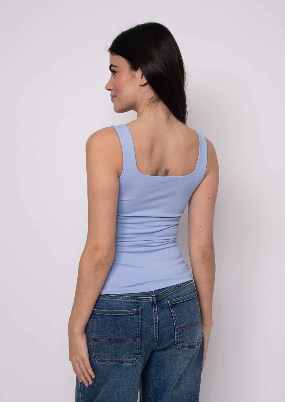 Tia Second Skin Tank in Perri Blue | RD Style