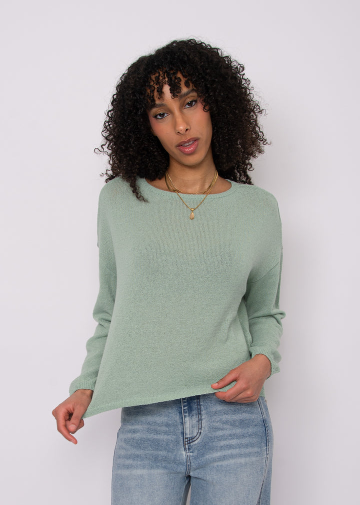 Walla Knit Top in Ivy Green | RD Style
