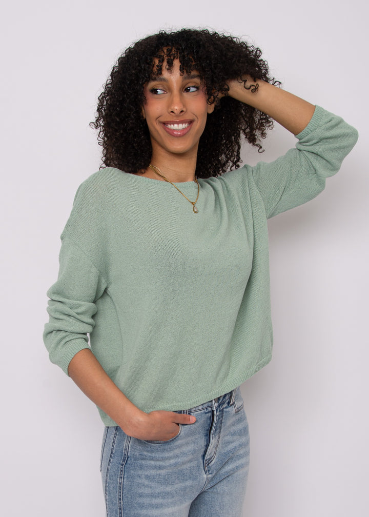 Walla Knit Top in Ivy Green | RD Style