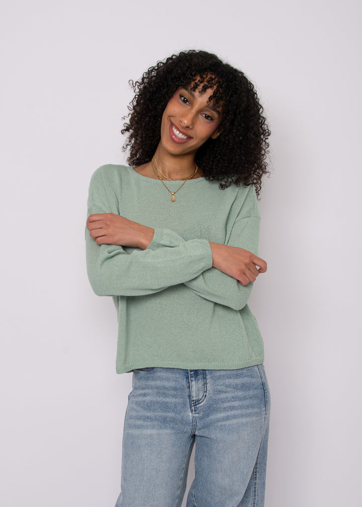 Walla Knit Top in Ivy Green | RD Style