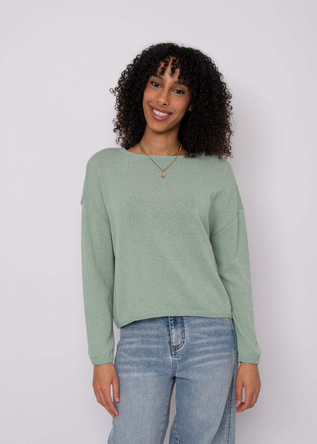 Walla Knit Top in Ivy Green | RD Style