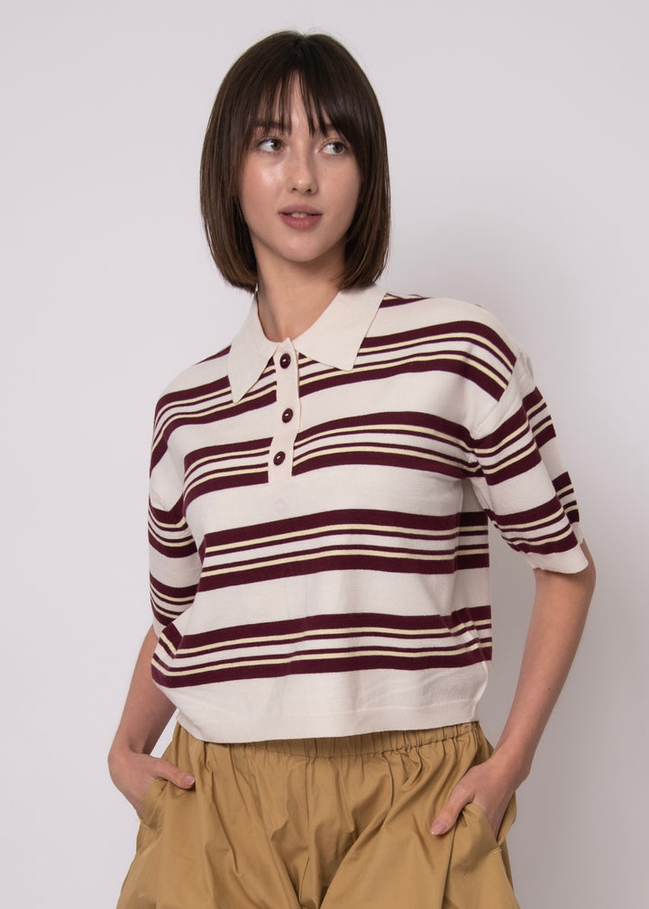 Manaia Polo Soft Knit Top | RD Style