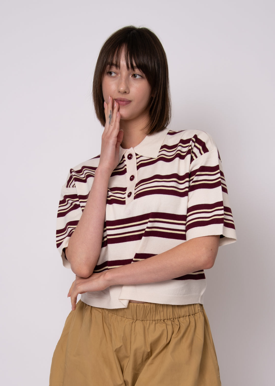 Manaia Polo Soft Knit Top | RD Style