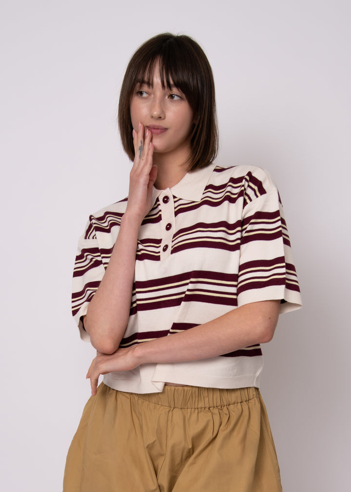 Manaia Polo Soft Knit Top | RD Style