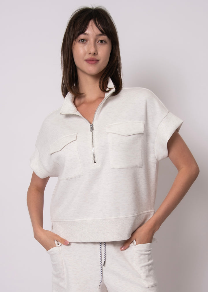 Dua Signature Soft Knit Half Zip Top | RD Style