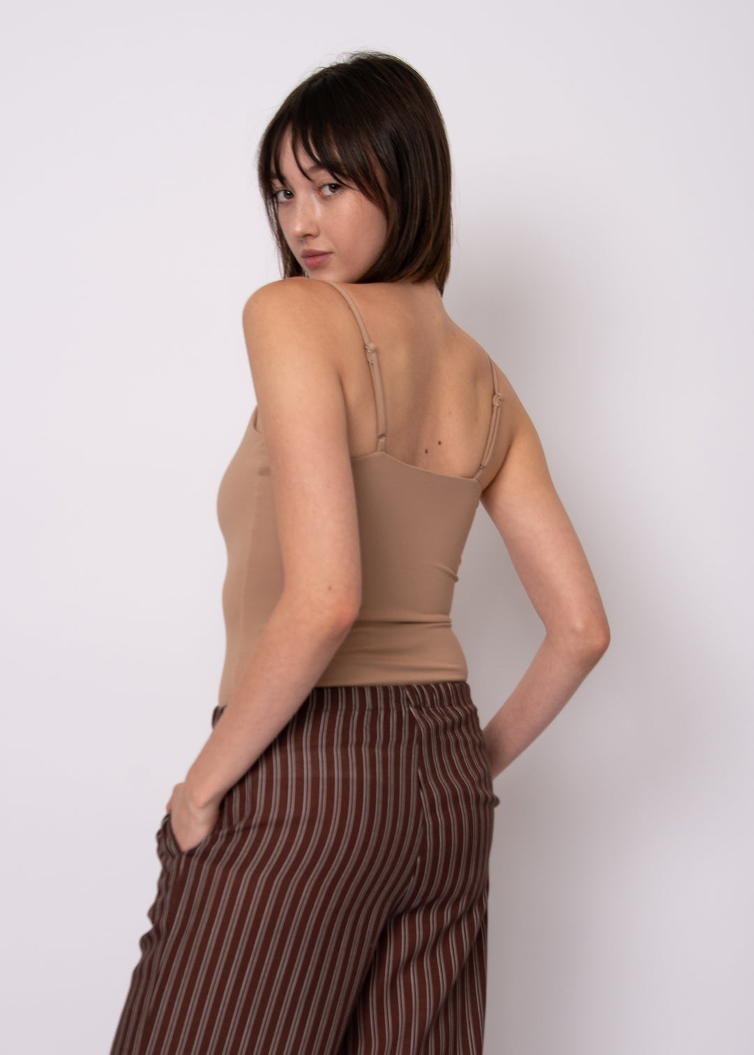 Perla Second Skin Cami in Almond | RD Style