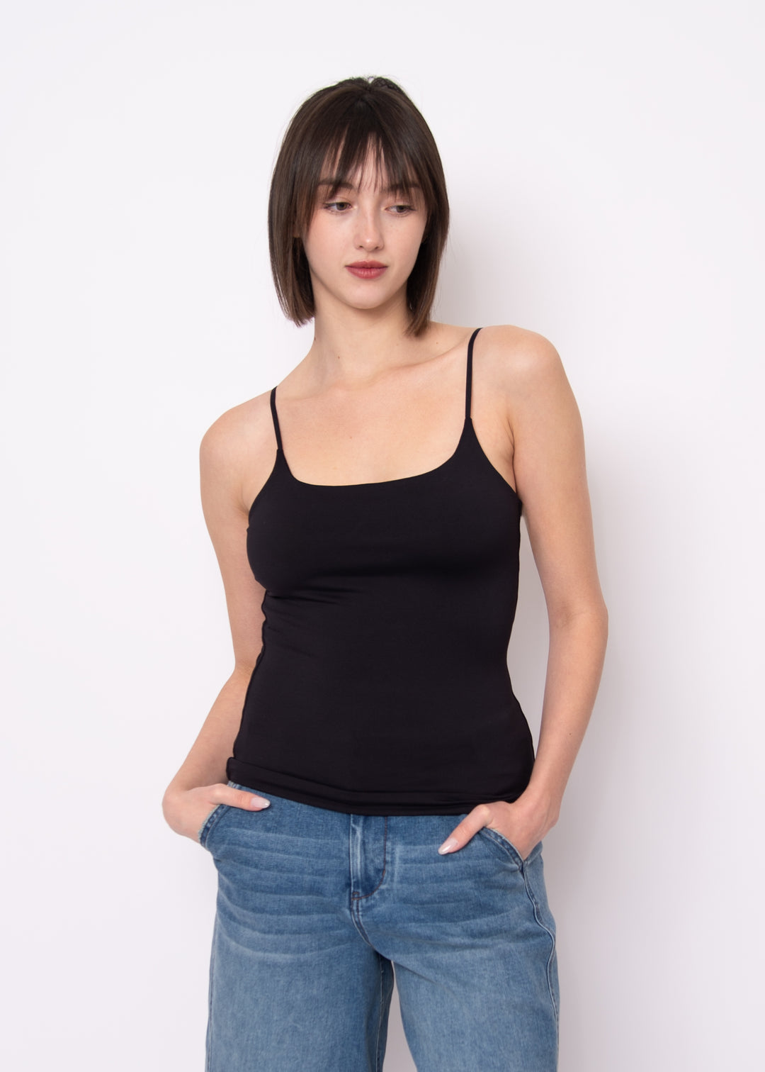 Perla Second Skin Cami in Black | RD Style