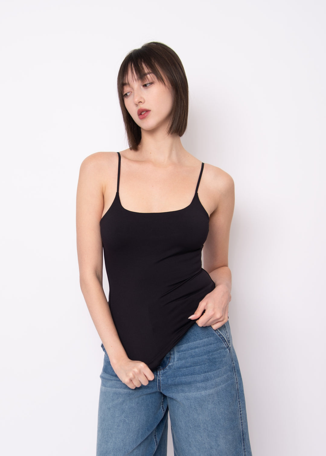 Perla Second Skin Cami in Black | RD Style