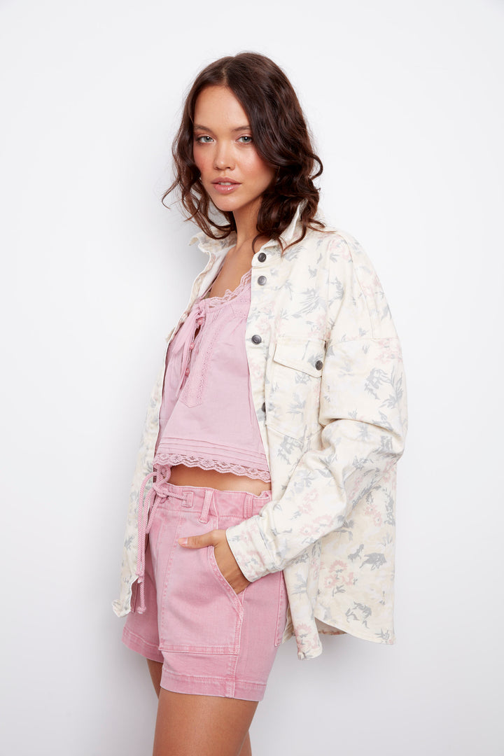 Sadina Stretch Twill Shirt | RD Style