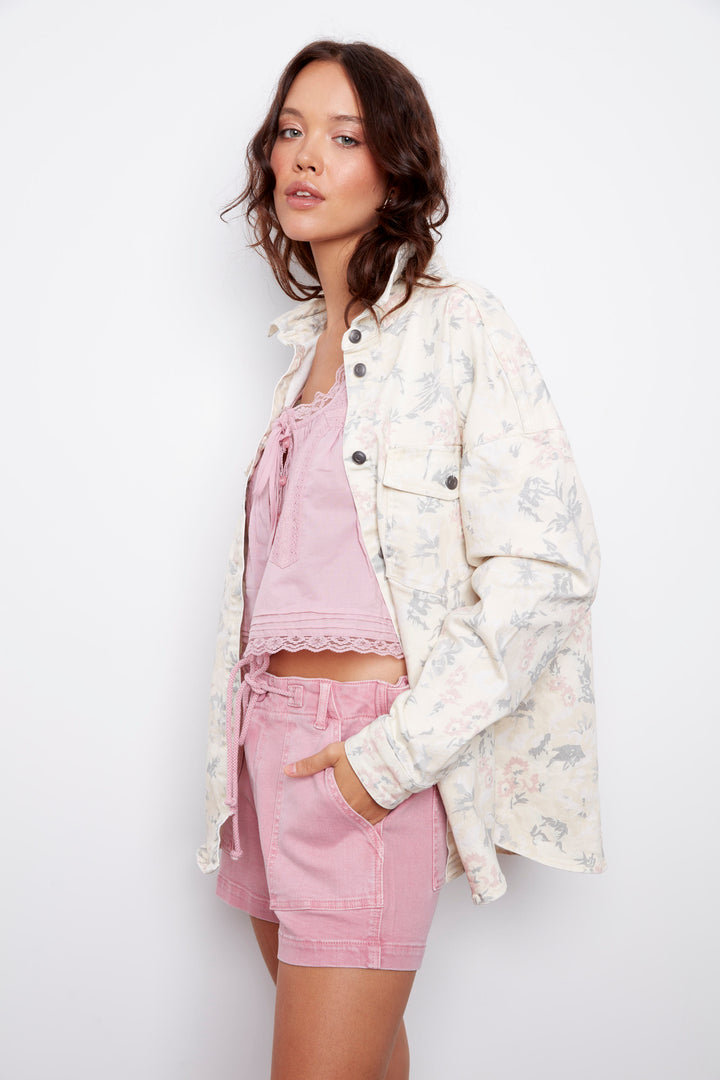 Sadina Stretch Twill Shirt | RD Style