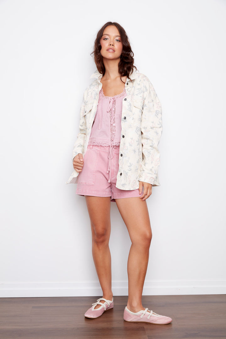 Sadina Stretch Twill Shirt | RD Style