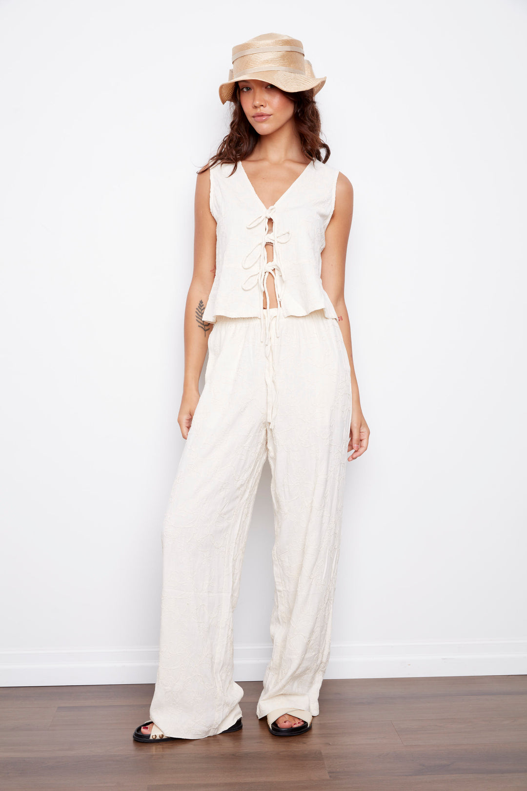 Merry Wide Leg Linen Pant | RD Style