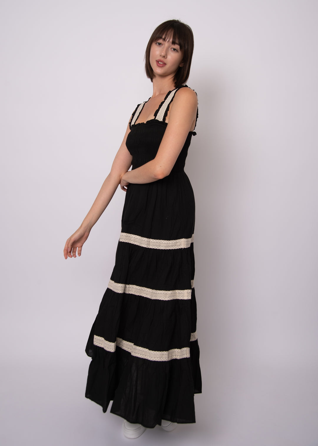 Ari Cotton Voile Tier Dress | RD Style