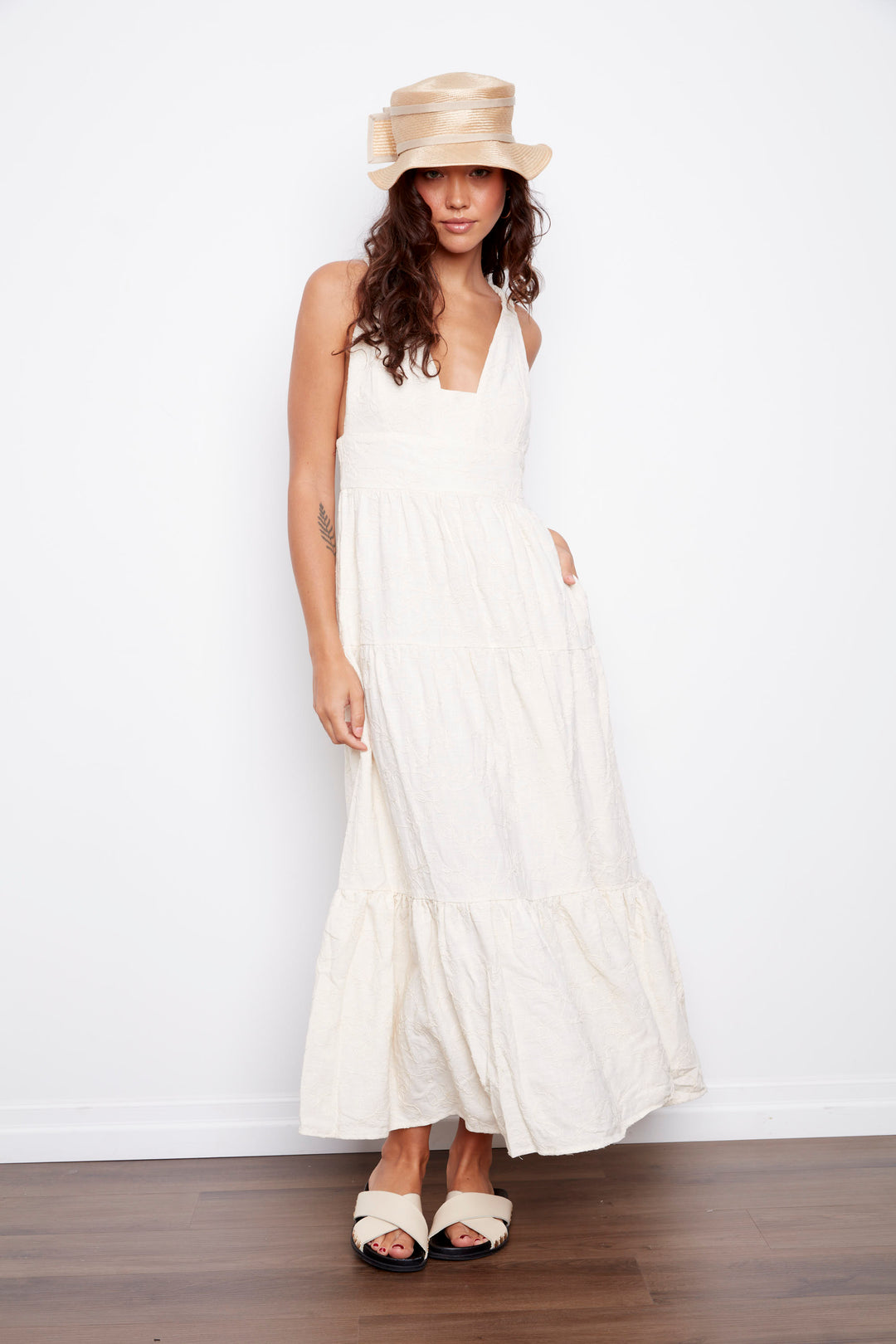 Rosalia Embroidered Maxi Dress | RD Style
