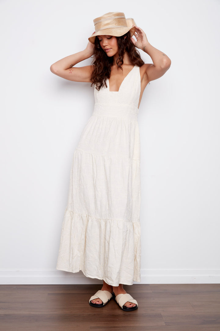 Rosalia Embroidered Maxi Dress | RD Style