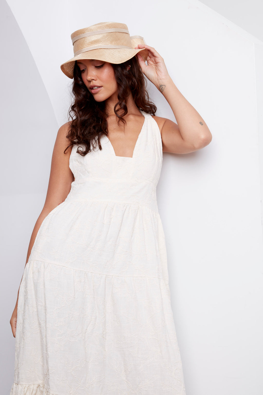 Rosalia Embroidered Maxi Dress | RD Style