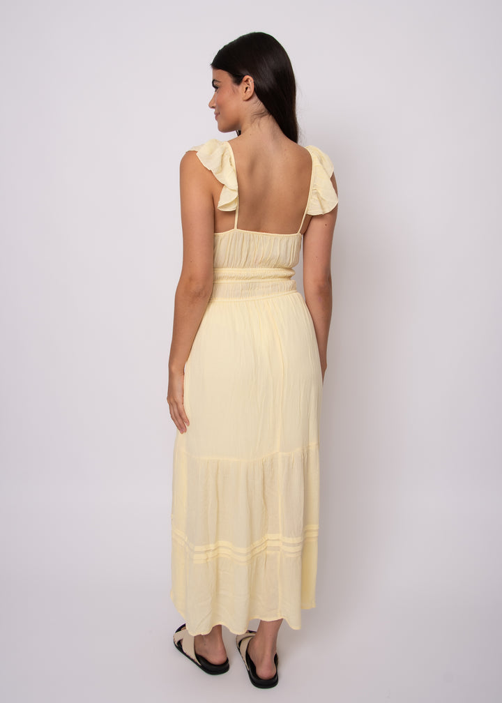 Aerie Ruffle Sunlit Maxi Dress | RD Style