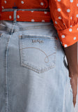 Jean Skirt with Printed Tie | Lez A Lez - Clearance