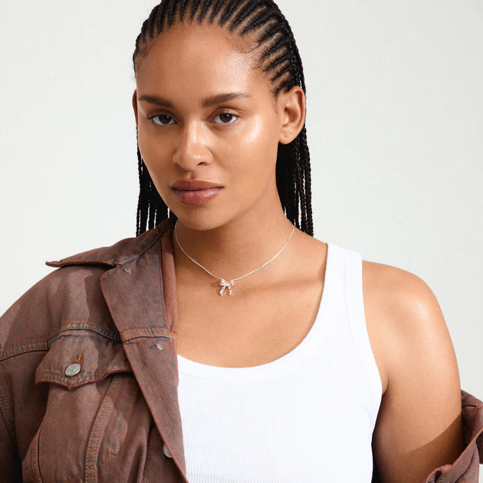 Collier recyclé Cassian Bow - Or | Pilgrim