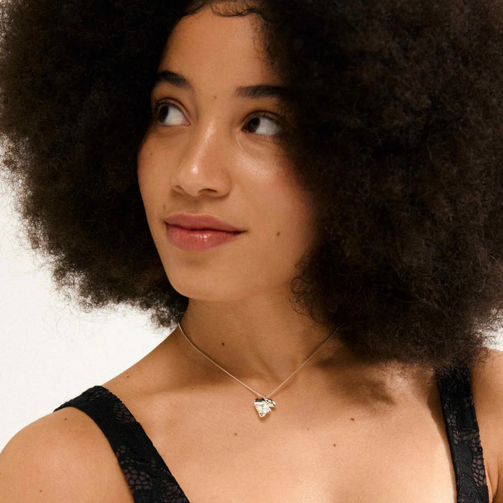 Luis Floral Pendant Necklace - Silver | Pilgrim