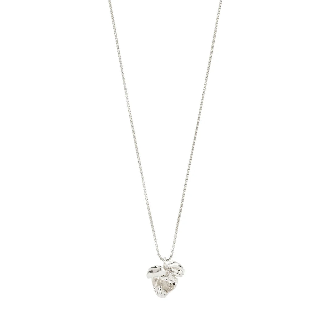 Luis Floral Pendant Necklace - Silver | Pilgrim