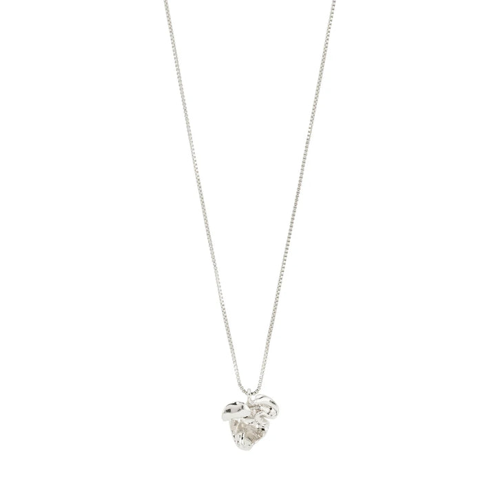 Luis Floral Pendant Necklace - Silver | Pilgrim