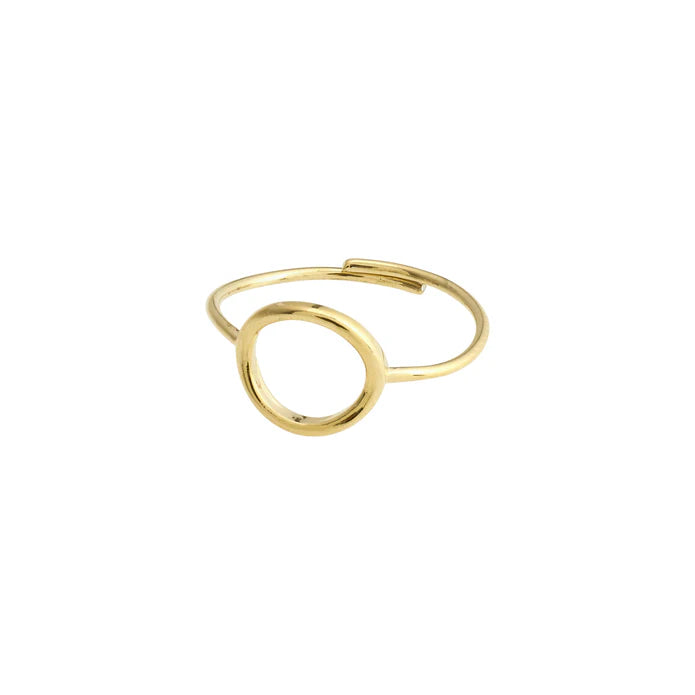 LULU Circle Ring in Gold | Pilgrim