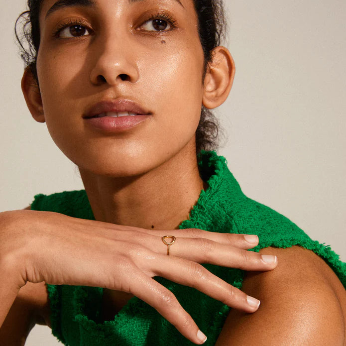 LULU Circle Ring in Gold | Pilgrim