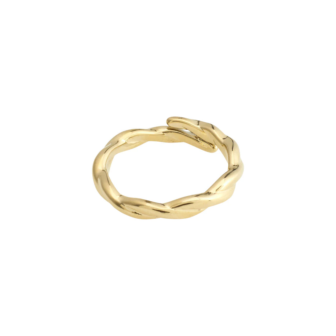 LULU Twirl Stack Ring in Gold | Pilgrim