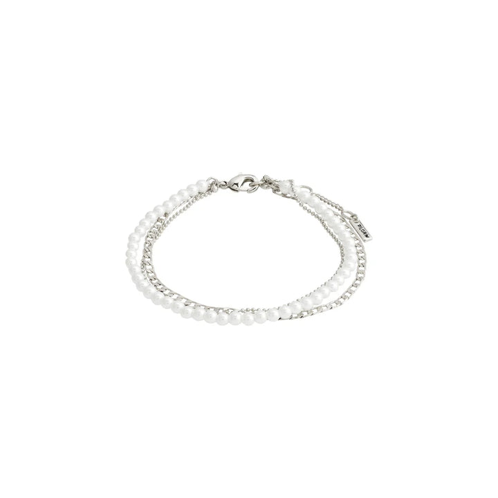 Baker Layered Bracelet - Silver | Pilgrim