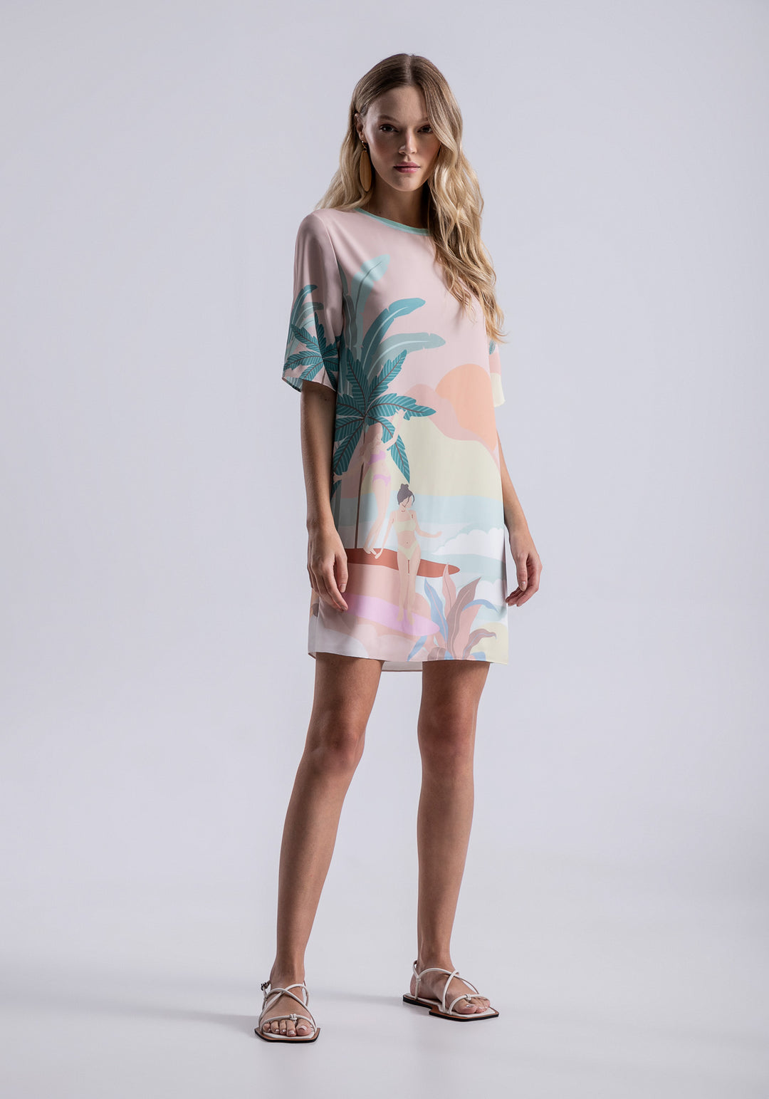 Concha Beach Print Dress | Lez A Lez - Clearance