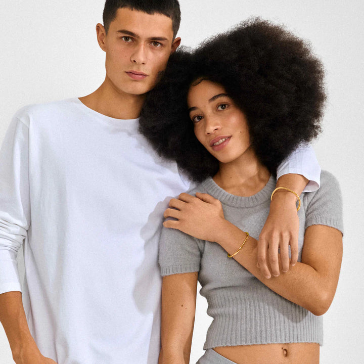 Alaia Bangle Bracelet - Gold | Pilgrim