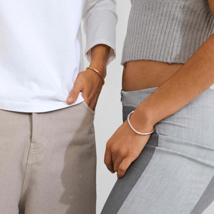 Alaia Bangle Bracelet - Gold | Pilgrim