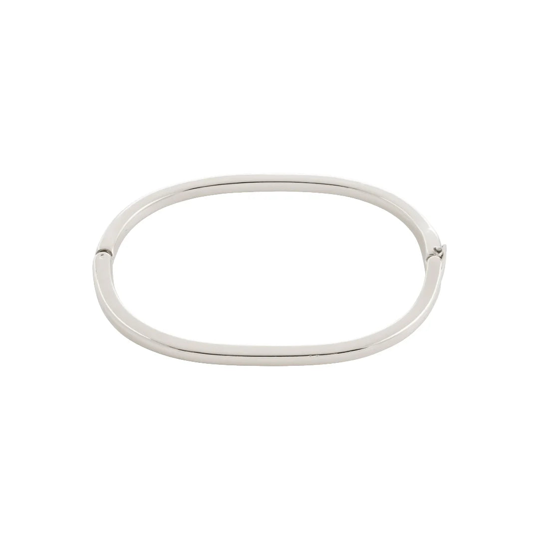 ALAIA Bangle Bracelet in Silver | Pilgrim