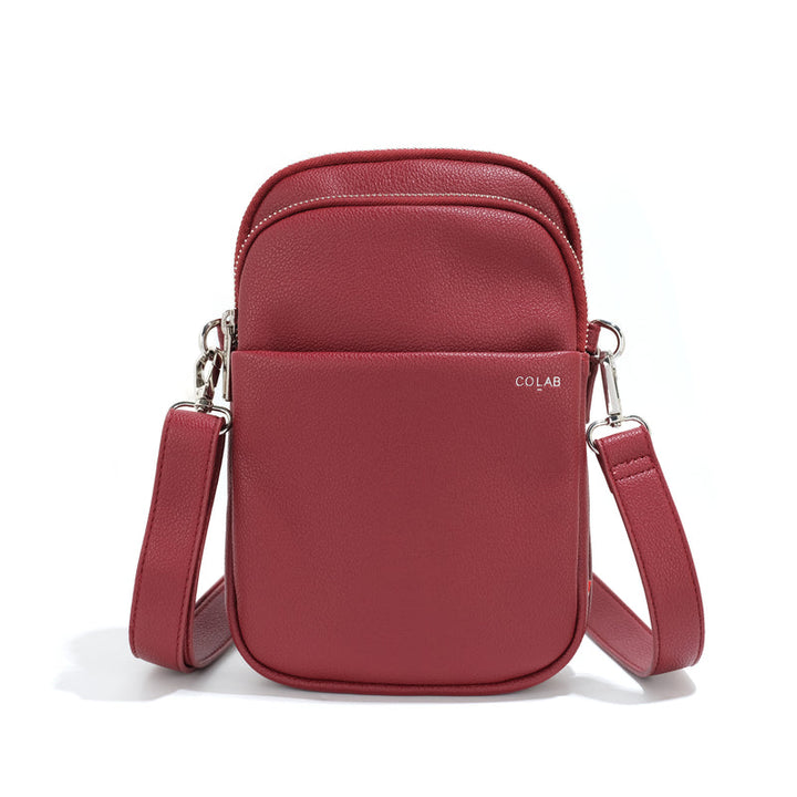 The 'PARK LANE' Crossbody - Pomegranate | Co-Lab