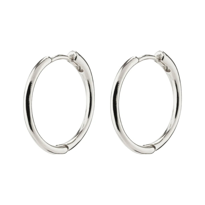 Eanna Medium Hoop Earrings - Silver | Pilgrim