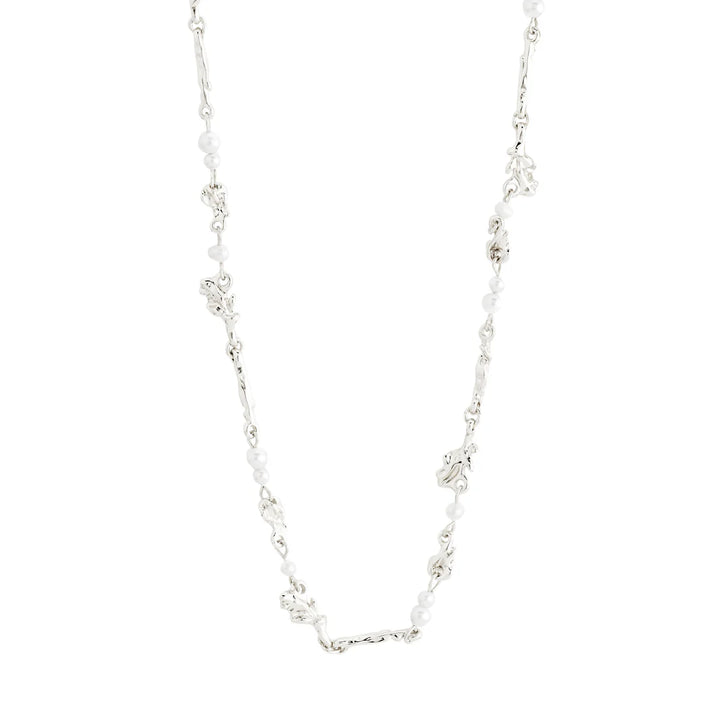Sloan Pearl Necklace - Silver | Pilgrim