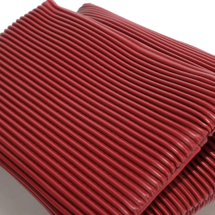Mille Feuille 'CLAUDIA' Clutch Crossbody - Deep Red | Colab - Clearance