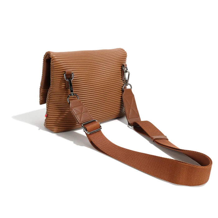 Mille Feuille 'CLAUDIA' Clutch Crossbody - Mocha | Colab - Clearance