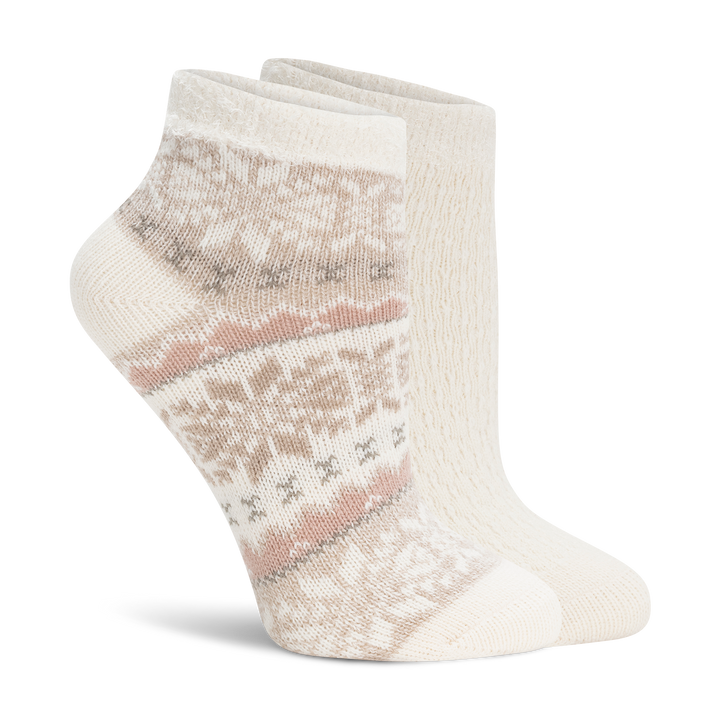 Chaussettes invisibles côtelées en bambou - 3PK | Citron