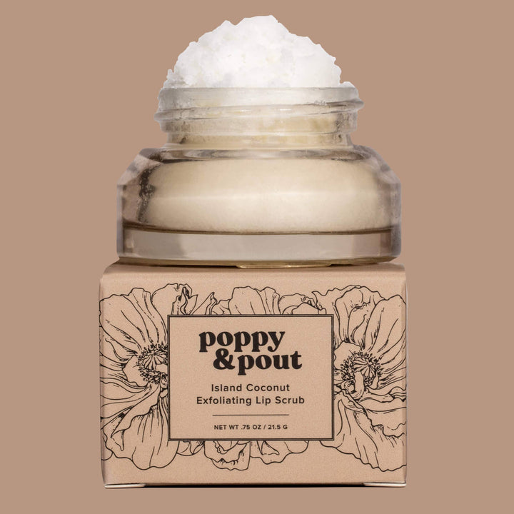 Island Coconut Lip Scrub | Poppy & Pout