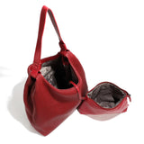 Mille Feuille 'Vivi' Hobo - Deep Red | Colab