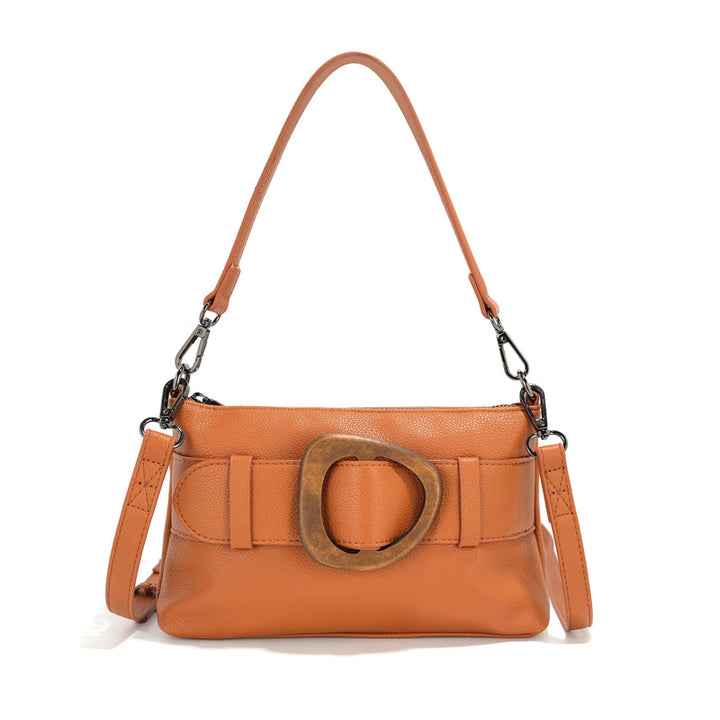 The 'SUMA' Baguette Crossbody - Ginger | Co-Lab