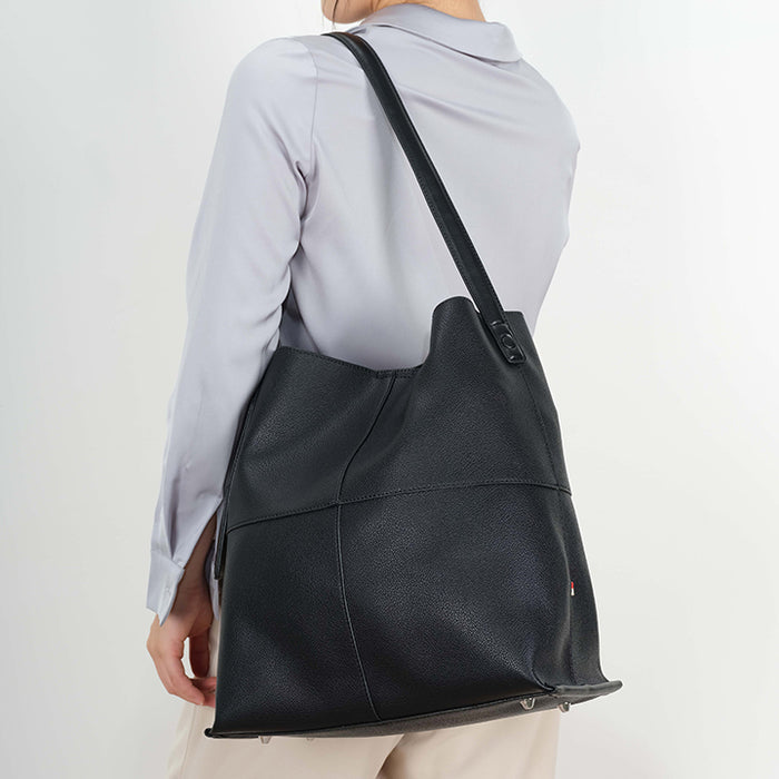 The 'HELEN' Shoulder Bag - Black | Co-Lab