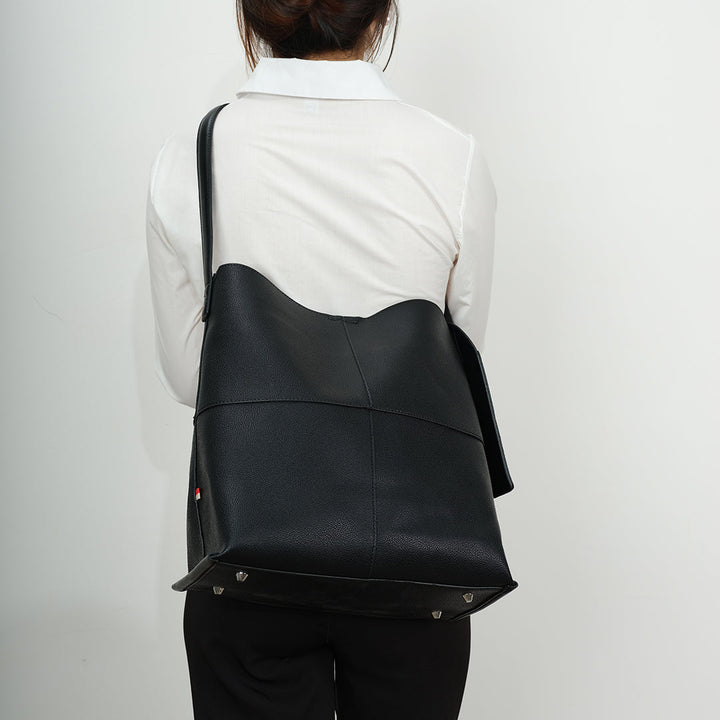 The 'HELEN' Shoulder Bag - Black | Co-Lab