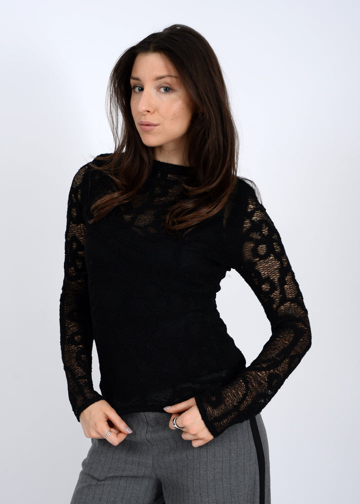 Crissa Lace Top - Black | RD Style