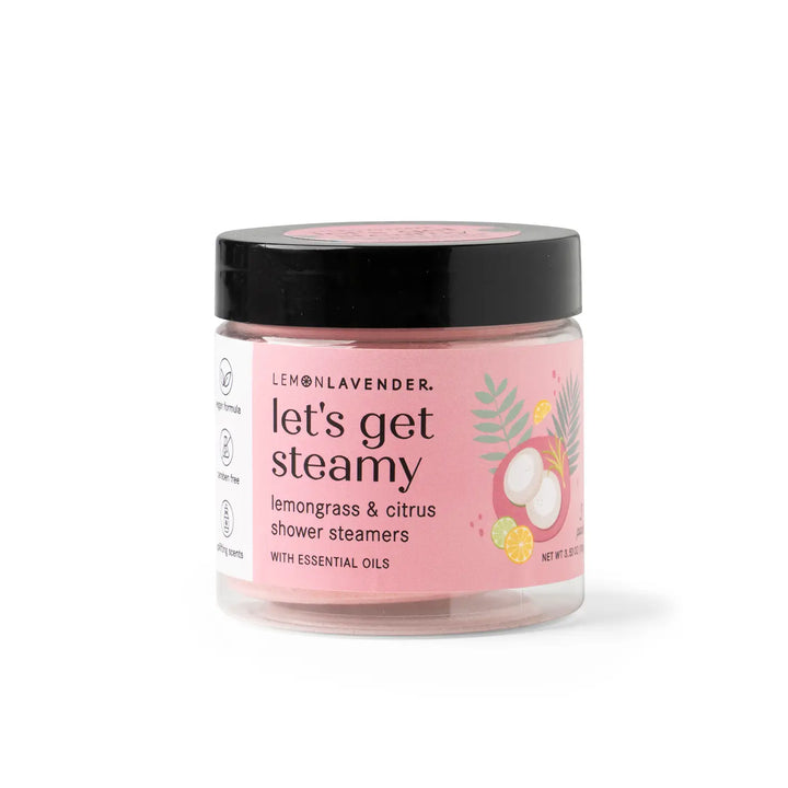 Let's Get Steamy 3 Pack Shower Bombs | Lemon Lavender