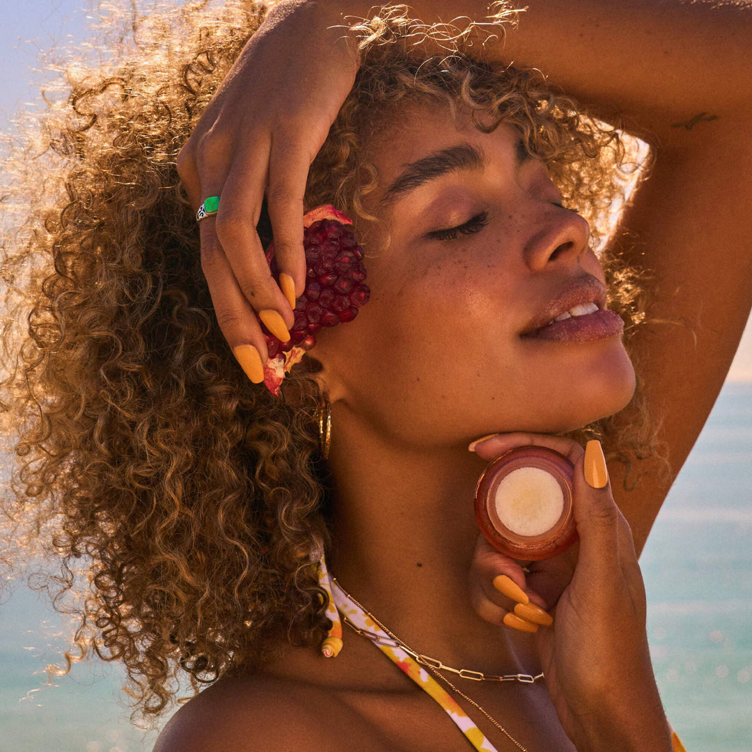 Pomegranate Peach Lip Scrub | Poppy & Pout