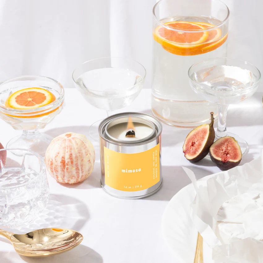 Mimosa Candle - Orange + Grapefruit + Mangosteen | Mala The Brand